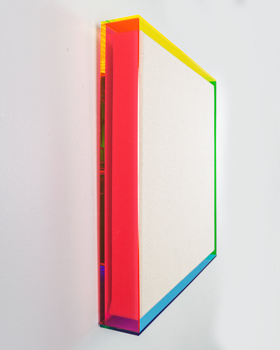 12x12 Acrylic Frame -  New York Rainbow