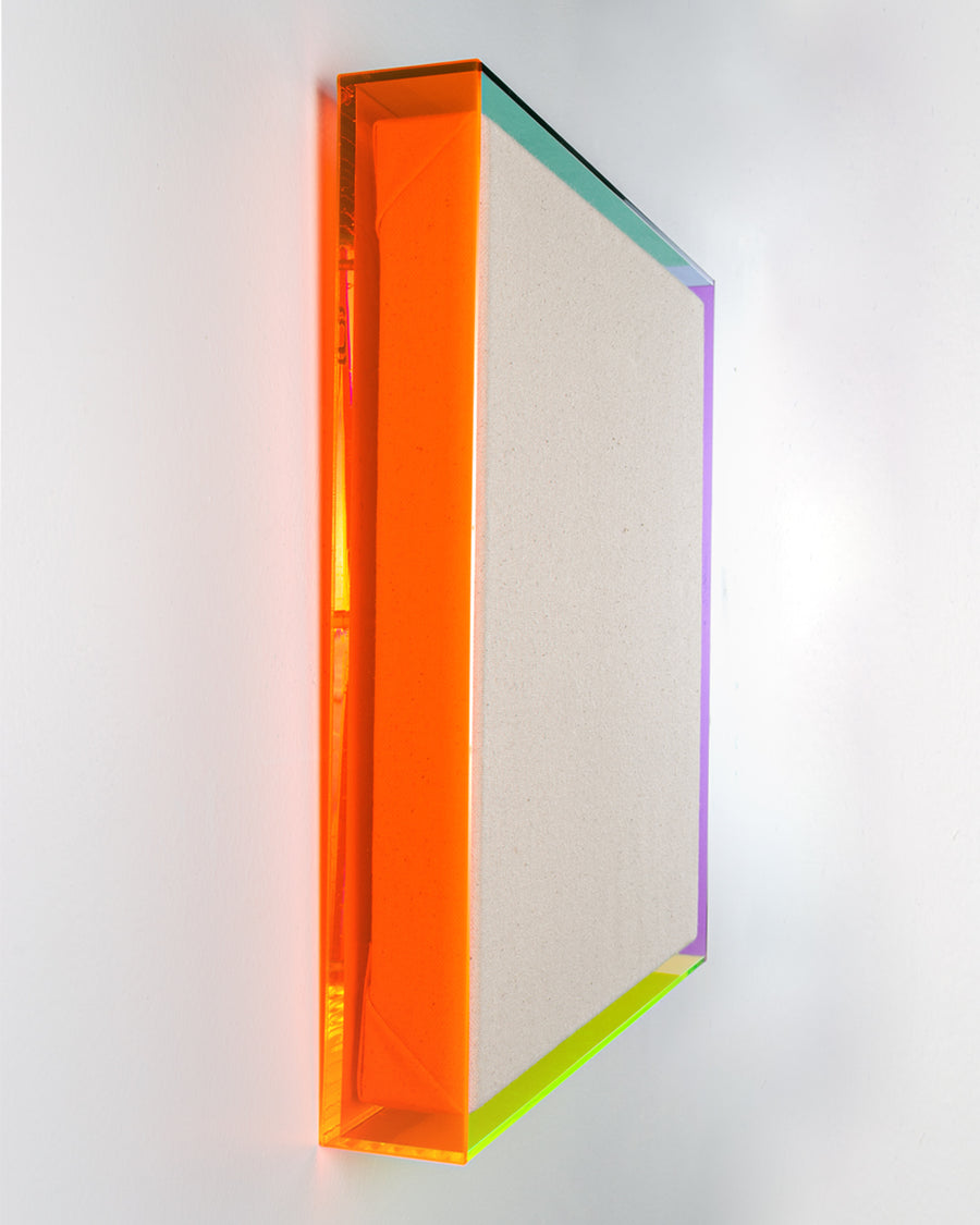 12x12 Acrylic Frame - San Francisco Rainbow