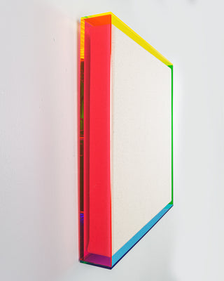 12x12 Acrylic Frame -  New York Rainbow