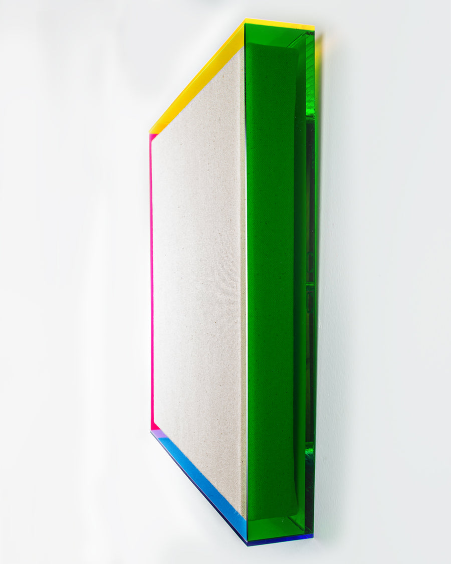 18x18 Acrylic Frame - New York Rainbow