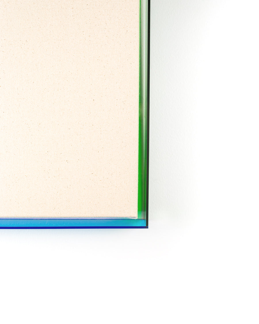 12x12 Acrylic Frame -  New York Rainbow