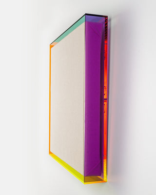 18x18 Acrylic Frame - San Francisco Rainbow