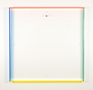 24x24 Acrylic Frame - Austin Rainbow